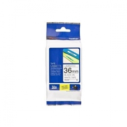Brother 36mm Black On White Tze Tape Tze-261