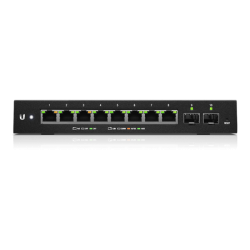 Ubiquiti EdgeSwitch 10XP Gigabit Switch | with 8x 1Gbps Ethernert, 24V PoE and 2x 1Gbps SFP UB.ES.10XP