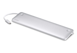 Aten Usb-c Multiport Dual View Dock With Power Pass-through Support Up To 4k @ 30hz Via Displayport