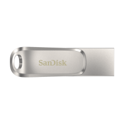 Sandisk ULTRA DUAL DRIVE LUXE USB TYPE-CTM FLASH DRIVE SDDDC4 256GB USB TYPE C METAL USB3.1/TYPE C REVERSIBLE CONNECTOR SWIVEL Sdddc4-256G-G46