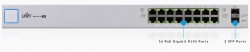 Ubiquiti Unifi Switch 16 Ports Managed Poe+ Gigabit Switch With Sfp Us-16-150w