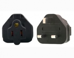 Us 3 Pin To Uk 3 Pin Plug Adapter
