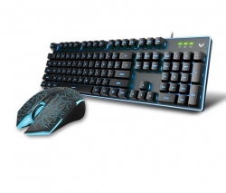 Rapoo V100S Backlit Gaming Keyboard & Optical Gaming Mouse Competitive Gaming Combo V100S