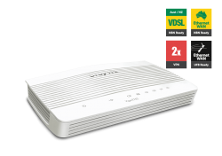 Draytek Vigor2762 Vdsl2/ Adsl2+ & Gigabit Ethernet Wan Router, Spi Firewall, 2x Vpn Tunnels, 2x Ssl-vpn Tunnels