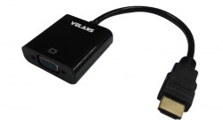 Volans Cable Adapter: Hdmi To Vga Male To Female Converter Adapter With Audio Vl-hmvg