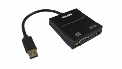 Volans Usb3.0 To Vga/ Hdmi Display Adapter (audio Via Hdmi) 1080p @usb3.0 Vl-u3vh