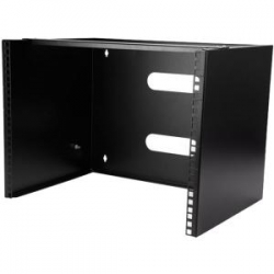 Startech Wall-mount Bracket For Shallow Rack-mount Equipment - Solid Steel - 8u Wallmount8