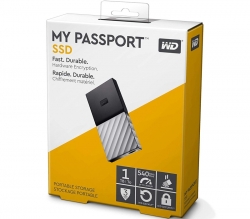 Western Digital WD 1TB My Passport SSD Portable USB Type-C 3.1 Black-Gray WDBKVX0010PSL-WESN