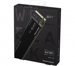 Western Digital 1TB WD Black SN750 M.2 PCIe NVMe SSD Drive WDS100T3X0C, Up to 3430MB/s