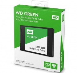 Western Digital Ssd 2.5" Drive: 120gb Wd Green 3d Nand Ssd 7mm Sata Iii 6 Gb/ S Sequential Up To