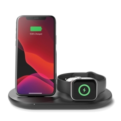 Belkin BOOST↑CHARGE™ 3-in-1 Wireless Charger for Apple Devices (Wiz001Aubk)