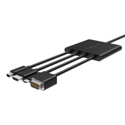 Belkin Multi Input Display (Mini Dp Usb-C Vga And Hdmi) To Hdmi Adapter/ Usb -A Powered B2B166