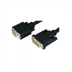 Wicked Wired 5m Dvi-a Male To Hd15 15pin Male Vga Video Adapter Cable Ww-av-dvia-vga5m