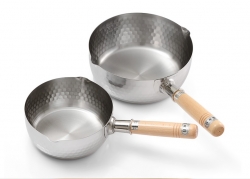 Yoshikawa Stainless Yukihira Saucepan Twin Pack 20Cm + 22Cm Kityoayh6753A54Twin-1