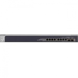 Netgear Xs708t 8-port 10-gigabit Ethernet Smart Switch With 2 X Sfp+ Combo Xs708t-100ajs