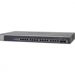 Netgear Xs716t 16-port 10-gigabit Ethernet Smart Switch With 2 X Sfp+ Xs716t-100ajs
