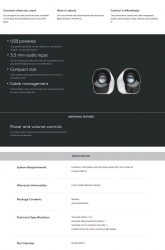 Logitech 980-000514: Logitech Z120 Usb Power Speaker 2.0 Logspkz120