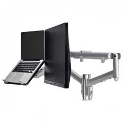Atdec Dual monitor & notebook combo - 618mm dynamic arms on 135mm post (AWMS-2-ND13F-S)